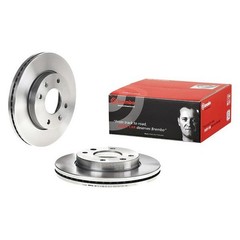 For Hyundai Elantra 01-06 Brembo 09.9555.20 PRIME Plain Vented Front Brake Rotor