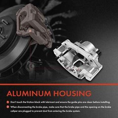 8x Front Disc Rotors & Pads + Caliper for Chrysler Town & Country Dodge Caravan