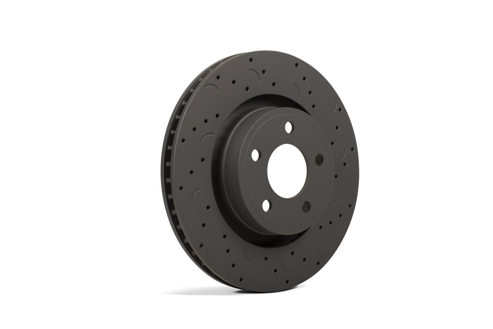 Hawk Performance HTC4907 Talon Cross Drilled And Slotted Brake Rotors