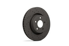Hawk Performance HTC4907 Talon Cross Drilled And Slotted Brake Rotors