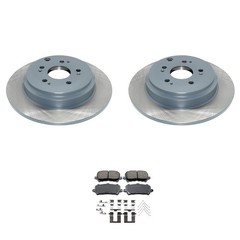 DuraGo Rear Rotors Akebono ProACT Ceramic Disc Brake Pads Kit For Odyssey Pilot