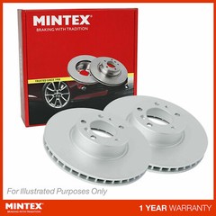 Mintex MDC2029 Rear Brake Discs Set L/R x2 Fits TOYOTA AVENSIS 2005 TO 2008