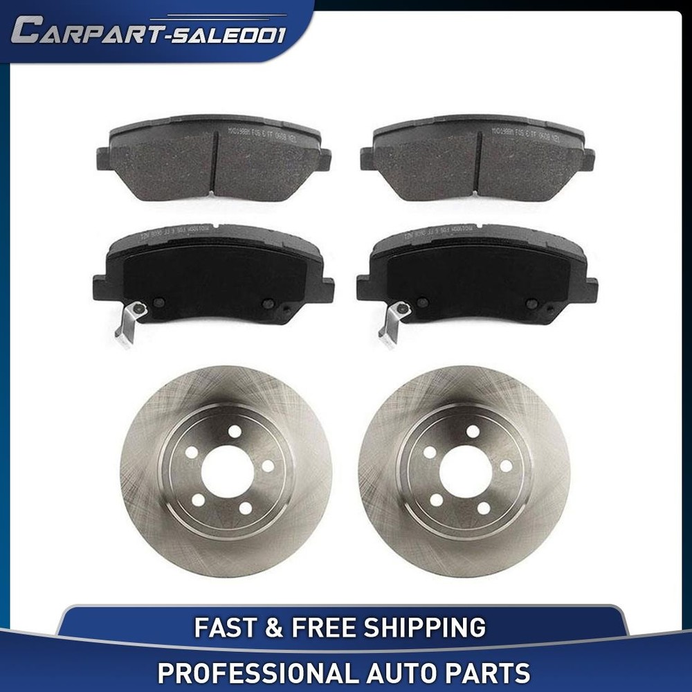 For 2016-2017 Renault Fluence OE Front Disc Brake Rotors Brake Pads Kit