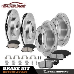 Front Rear Rotors Brakes Pads for 200 Sebring Avenger Caliber Compass Patriot