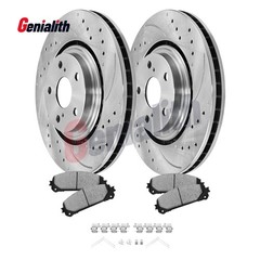 12.9in Front Disc Rotors Brake Pads for 10-15 Lexus RX350 RX450H 2018-2021 NX300