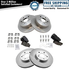 Front & Rear Ceramic Brake Pad & Disc Rotor Kit for Toyota Camry