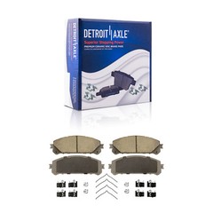 Front Disc Rotors Calipers Ceramic Brake Pads for Toyota Highlander Lexus NX200t