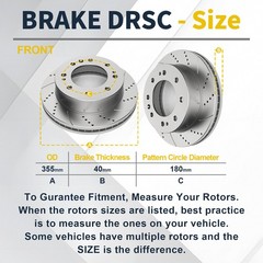 Front Rear Brake Rotors Pads for Chevrolet Silverado 2500HD 3500HD Brakes