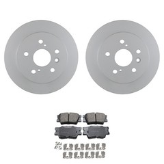Bosch QuietCast Rear Rotors Akebono ProACT Ceramic Disc Pad Kit For Avalon Camry