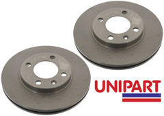 For Volkswagen VW – Golf 1.6 1.8 GTI 1980-1983 Front 239mm Brake Discs Unipart
