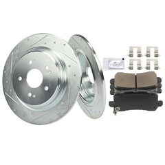 Brake Disc and Pad Kits 2-Wheel Set Rear for Acura TLX 2015-2020