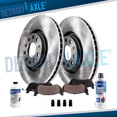 280mm Front Brake Rotors + Ceramic Pads for 2011 2012 2013 VW Volkswagen Jetta