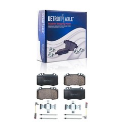 10pc Front Rear Drilled Disc Brake Rotors Brake Pads Kit for CLS500 CLS550 E550