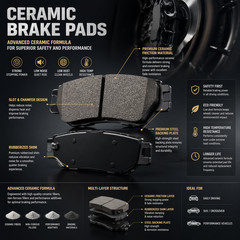 275mm Front Rear Drilled Slotted Rotors Brake Pads For 2009 2010 Pontiac Vibe