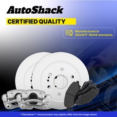 Front Rear Brake Rotors Ceramic Pads Calipers for Volkswagen, Jetta 2007-2008