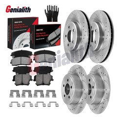 Front Rear Disc Brake Rotors Pads for Dodge Challenger Charger Chrysler 300