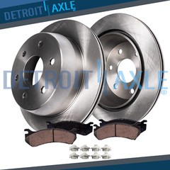 319mm Front Brake Rotors Ceramic Pads for Toyota Tacoma 4Runner FJ Cruiser 6-Lug