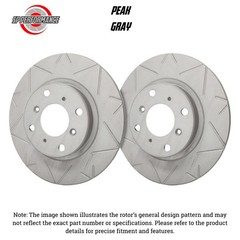 SP Performance Disc Brake Rotor Set Front For 2011-2014 Ford Explorer