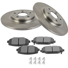 Rear Brake Rotors & Pads For Dodge Grand Caravan Journey Chrysler Town & Country