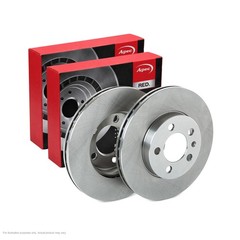 2x APEC Front Brake Discs For SEAT ARONA (KJ7, KJP) 1.6 T 85kW/115HP/1598cc