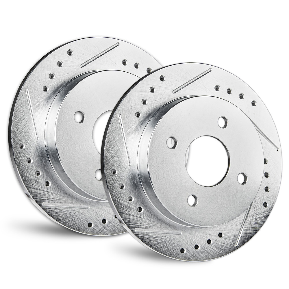 For Nissan Cube 2009-2014 – Front Drilled and Slotted Rotors