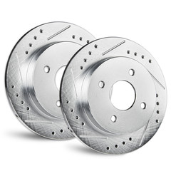 For Nissan Cube 2009-2014 – Front Drilled and Slotted Rotors