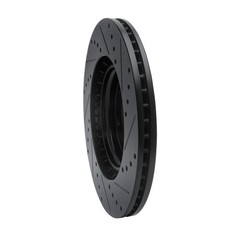 For Kia Forte5 2020-2023 Brake Rotor | Black | 25mm. / 0.98in. Nominal Thickness