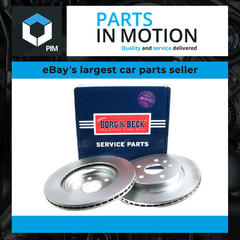 2x Brake Discs Pair Vented fits SAAB 9-5 YS3G 2.8 Rear 10 to 12 A28NER 315mm Set