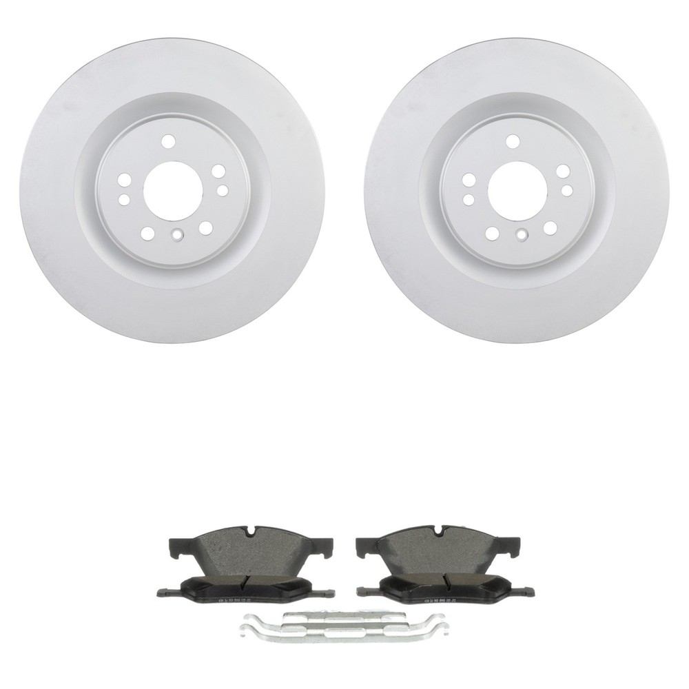 Bosch Front Quietcast Rotors Blue Semi-Met Disc Brake Pad Kit For X164 GL320 AWD