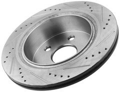 Rear Drilled Brake Rotors Ceramic Pads for 2005-2018 Dodge Ram 1500 5 LUG FL S28