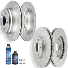 All 4X Front & Rear Brake Rotors w/Hardware for 2000 2001 2002 2003 Acura TL