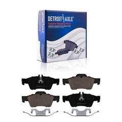 10pc Front Rear Drilled Disc Brake Rotors Brake Pads Kit for CLS500 CLS550 E550