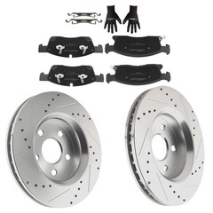 13″ Front Brake Rotors+Pads Set for Jeep Grand Cherokee 2011-2018 S-53062 P-1455