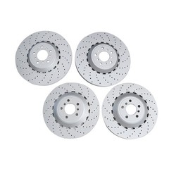 New For BMW F06 F10 F12 M5 M6 Front & Rear Vented & Drilled Disc Brake Rotors US