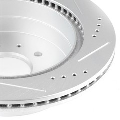303mm Rear Drilled Slotted Discs Brake Rotors For Chevrolet Equinox 2007 – 2009