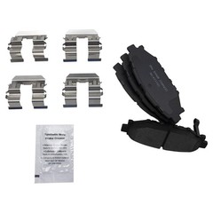 TRQ Front and Rear Brake Pads Ceramic Compatible with 2013-2016 Subaru BRZ