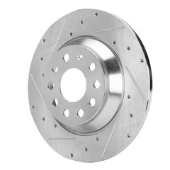 Rear Drilled Disc Brake Rotors for Audi Q3 TT Quattro Volkswagen Jetta Tiguan