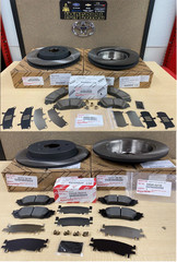 2019-2024 TOYOTA RAV4 GENUINE OEM NEW FRONT & REAR BRAKE KIT ROTORS PADS & SHIMS