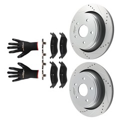 Rear Brake Disc&Ceramic Brake Pads Kit For Dodge Durango 2004-2009 S-53006 P-967