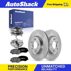 Front Brake Rotors Premium Ceramic Pads Hubs for 2013 Hyundai Santa Fe V6
