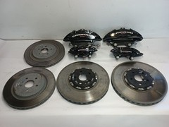 2019-2023 Chevy CAMARO Black Brembo Brake Calipers Rotors Kit 4 Piston 9845818