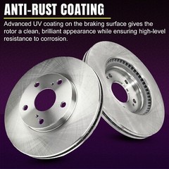 Front Vented Disc Brake Rotors for Toyota Highlander Sienna Lexus NX300H RX350
