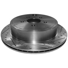259mm Rear Drilled & Slotted Disc Brake Rotors for Mini Cooper 2014-2019 1.5L