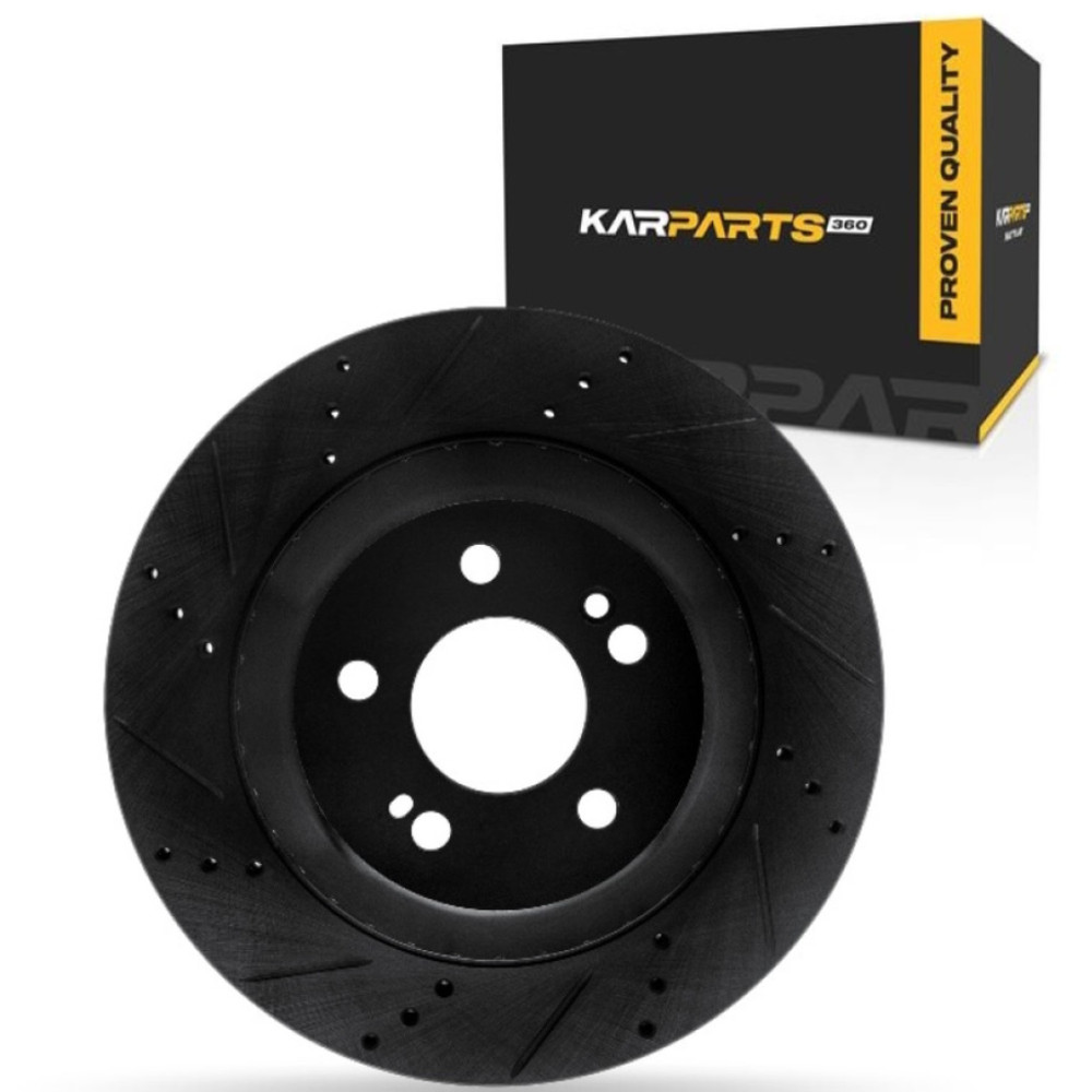 For Mercedes-Benz S550/S600 2015 Brake Rotor Black | 69 mm. Center Hole Diameter
