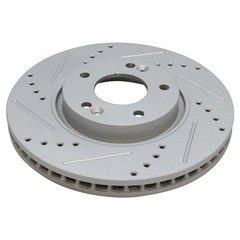 TRQ Front & Rear Brake Kit Posi Ceramic Pad & Performance Rotor Kit w/Chemicals