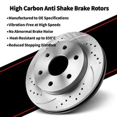 Front Rear Disc Brake Rotors Brake Pads For Dodge Charger Challenger Magnum 300