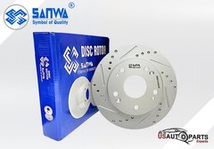 REAR RH BRAKE ROTOR SOLID & GEOMET COATED D&S 258 MM FOR HONDA ACCORD 2003- 2008