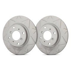 For Volvo S60 11-18 SP Performance Peak Slotted 1-Piece Front Brake Rotors