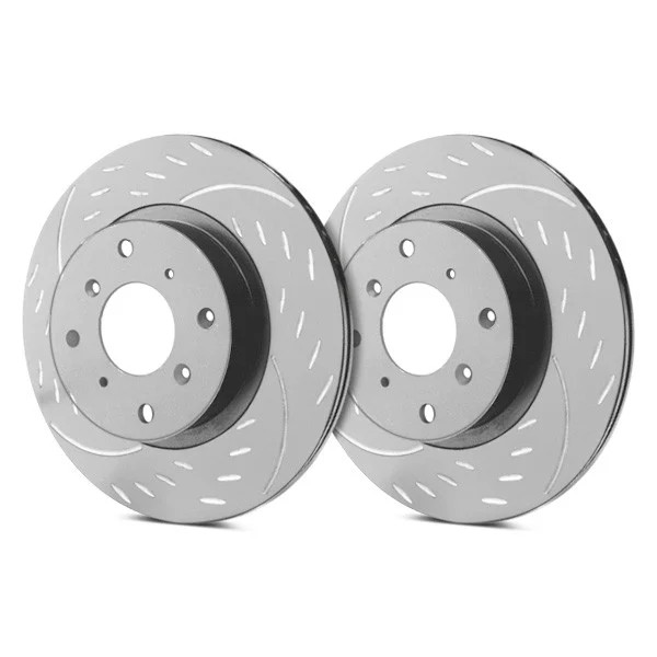 SP Performance Diamond Slot Dimpled & Slotted 1-Piece Brake Rotors
