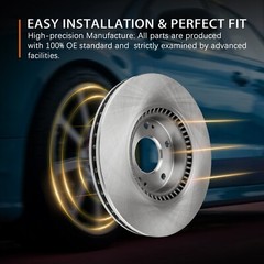 Front Disc Brake Rotors Vented for Honda Pilot RLX ZDX MDX Acura – 12.98 in